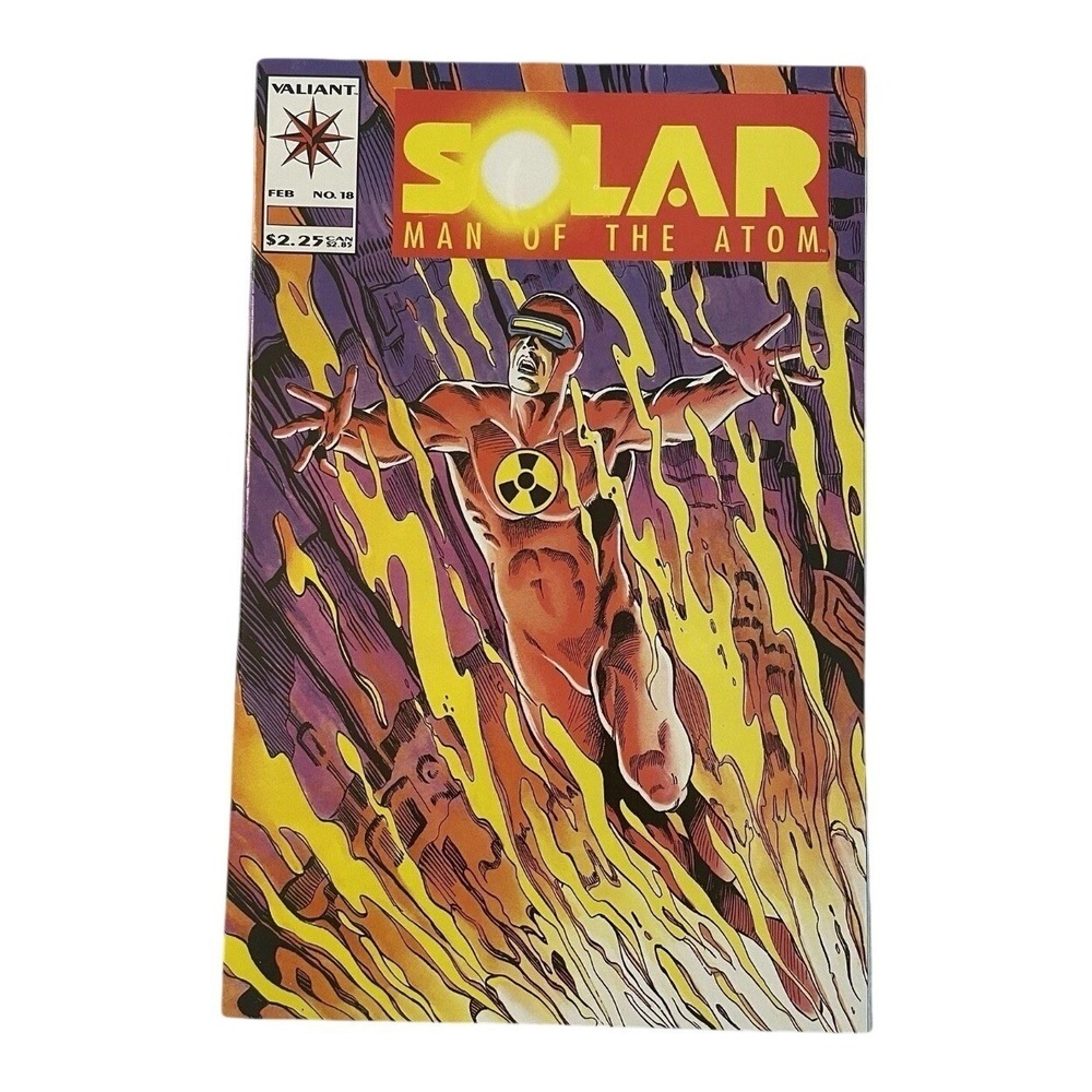Valiant Solar Man of the Atom 18 Comic Book 1993 Copper Age Superhero Comic